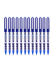 Uniball 12-Piece UB-150 Eye Micro Roller Ball Pen Set, 0.5mm, 162545000, Blue