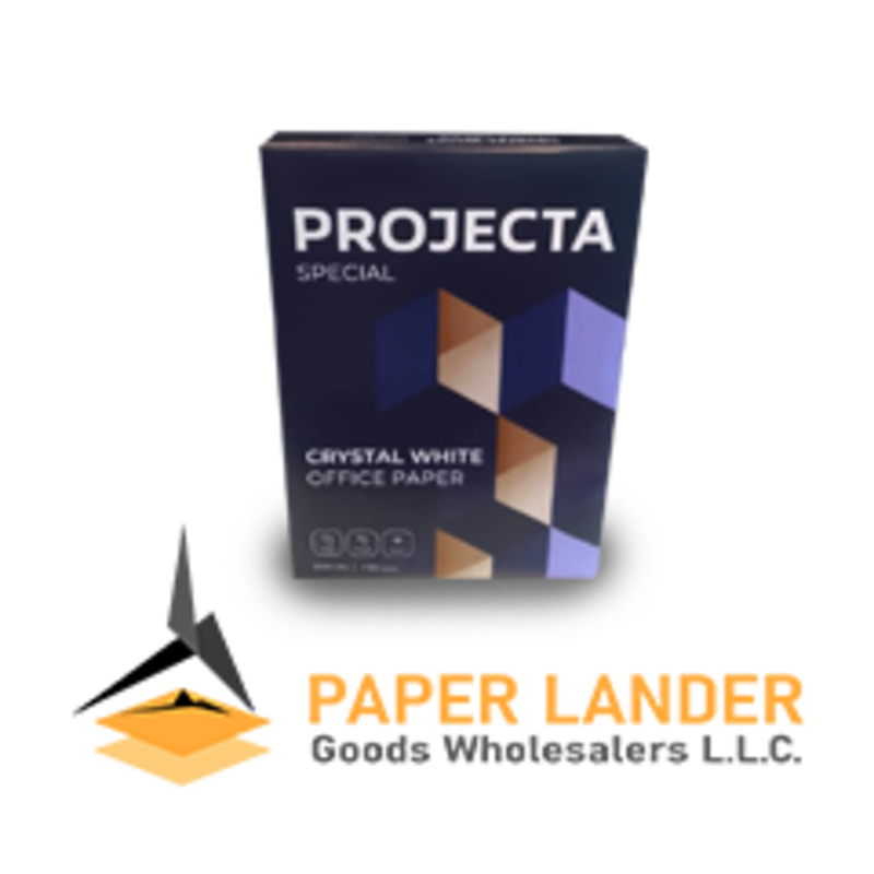 PROJECTA Crystal Clear A4 Copy Paper 80gsm 5 Reams in 1 Box