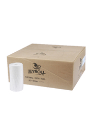 Jey Roll Thermal Paper 60 GSM 80x80mm, 50 Rolls Per Box