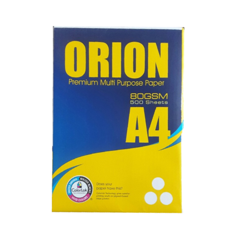 

Orion A4 80GSM Printer Paper, White