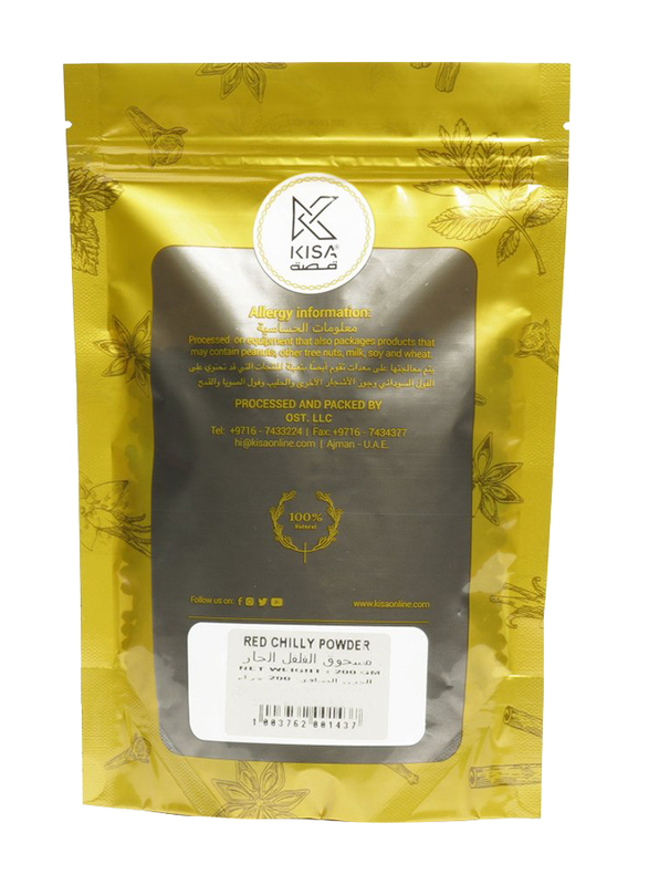 Kisa 100% Pure and Natural Red Chilli Powder, 200g