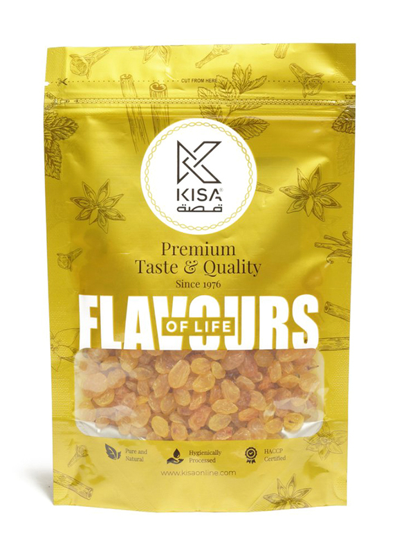 Kisa 100% Pure and Natural Golden Raisins, 200g