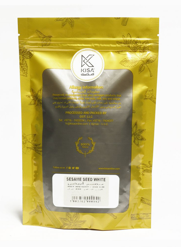 Kisa 100% Pure and Natural White Sesame Seed, 200g