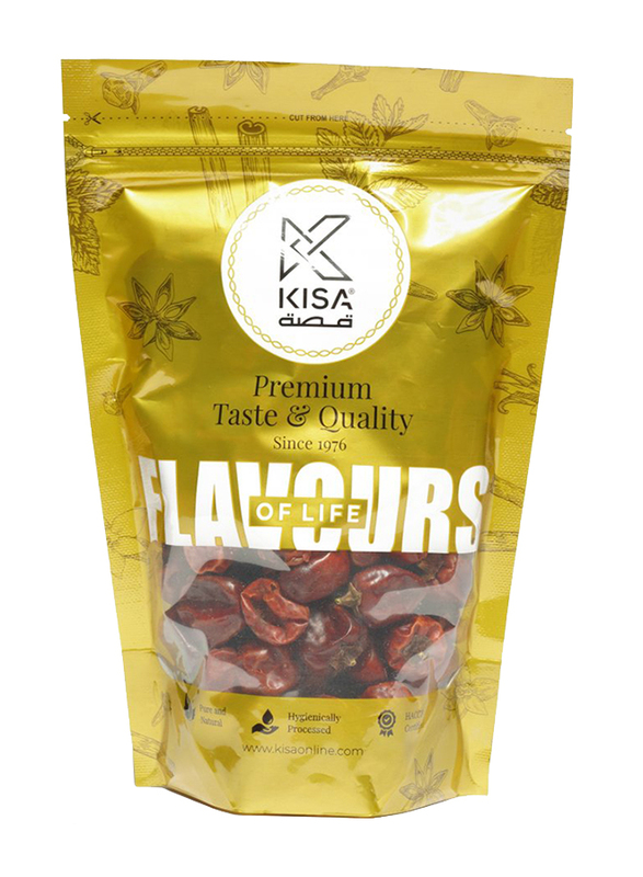 Kisa 100% Pure and Natural Round Whole Chilli, 100g