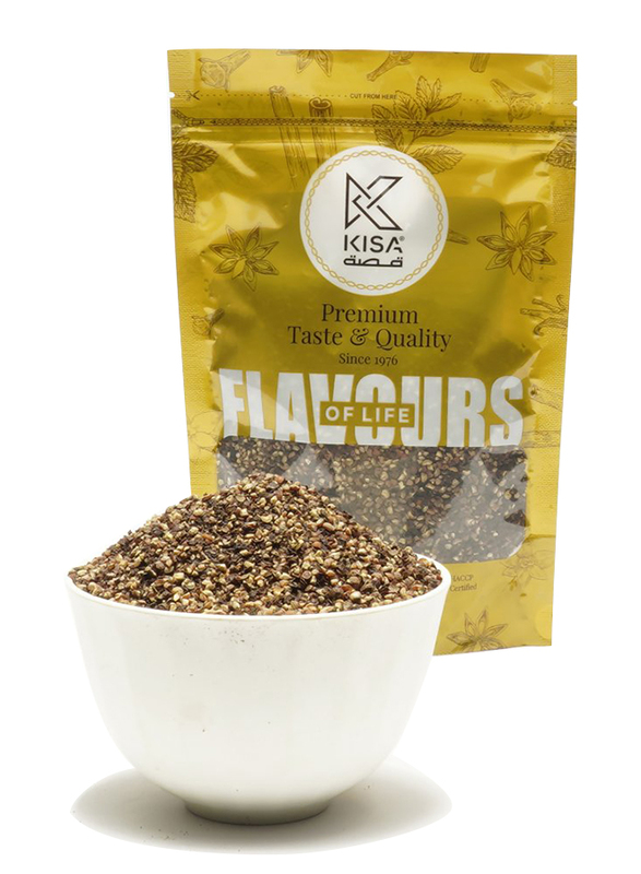 Kisa 100% Pure and Natural Black Pepper Crushed, 200g