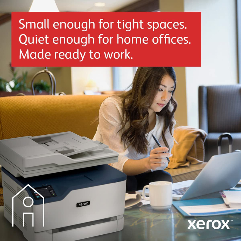 Xerox C235 Colour Multifunction Printer, White/Blue