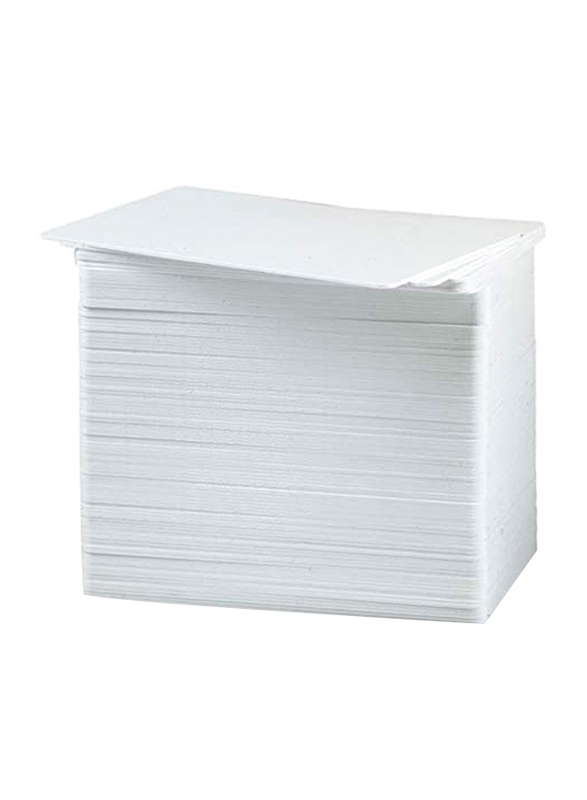 50 Pieces Blank PVC ID Card, White