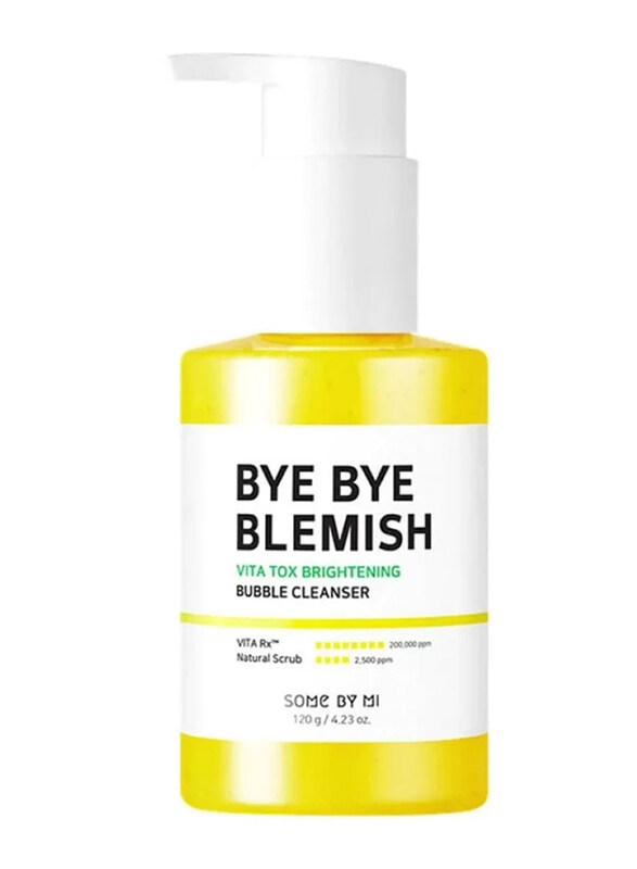 

Some By Mi Bye Bye Blemish Vita Tox Brightening Bubble Cleanser, 120gm