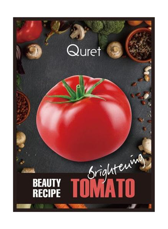 Quret Tomato Brightening Beauty Recipe Mask, 25g