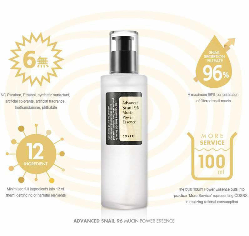 Cosrx Advanced Snail 96 Mucin Power Essence, 100ml