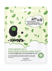 Esfolio Pure Skin Niacinamide Black Bean Essence Mask Sheet, 25ml