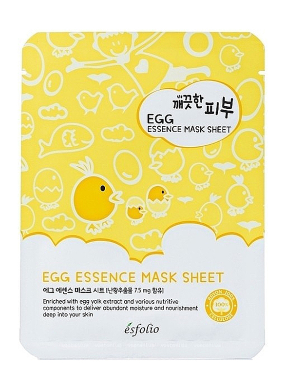 Esfolio Pure Skin Egg Essence Mask Sheet, 25ml