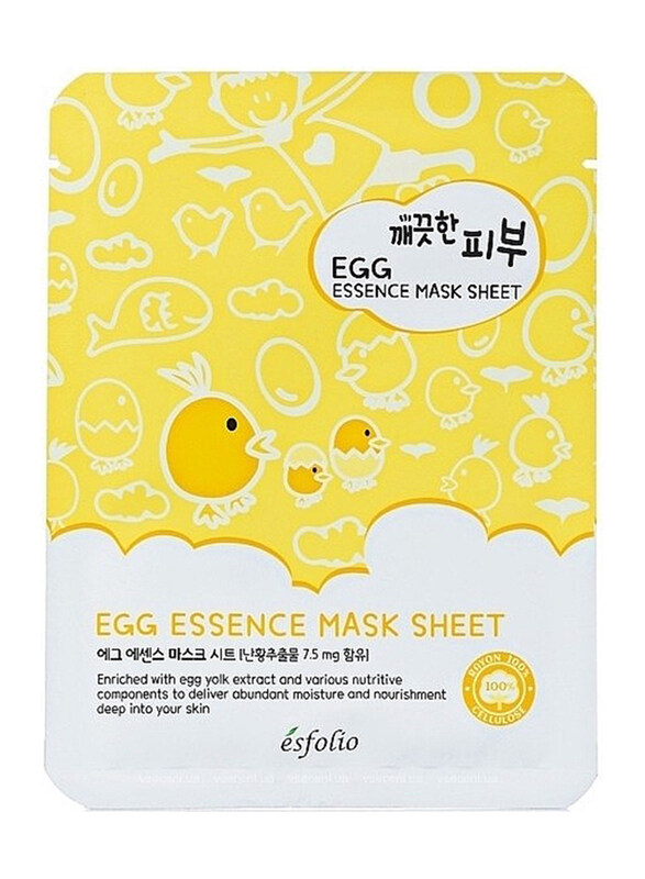 Esfolio Pure Skin Egg Essence Mask Sheet, 25ml