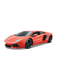 Bburago Lamborghini Avendtador Diecast Model Car, 1:18 Scale, B18-11033, Red, Ages 1+