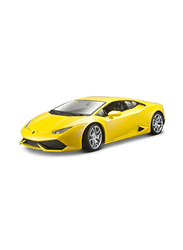 Bburago Plus Lamborghini Huracan, 1:32 Scale, Yellow, Ages 1+