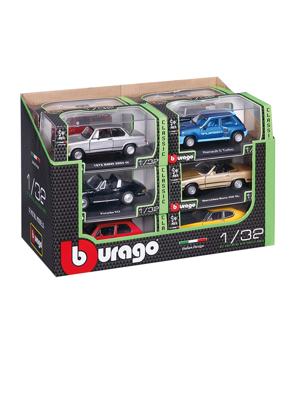 Bburago Vehicles Street Classics, 1:32 Scale, Assorted, Ages 1+