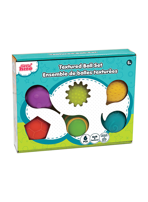ليتل هيرو كرة مكونة من 6 قطع ، متعدد الألوان