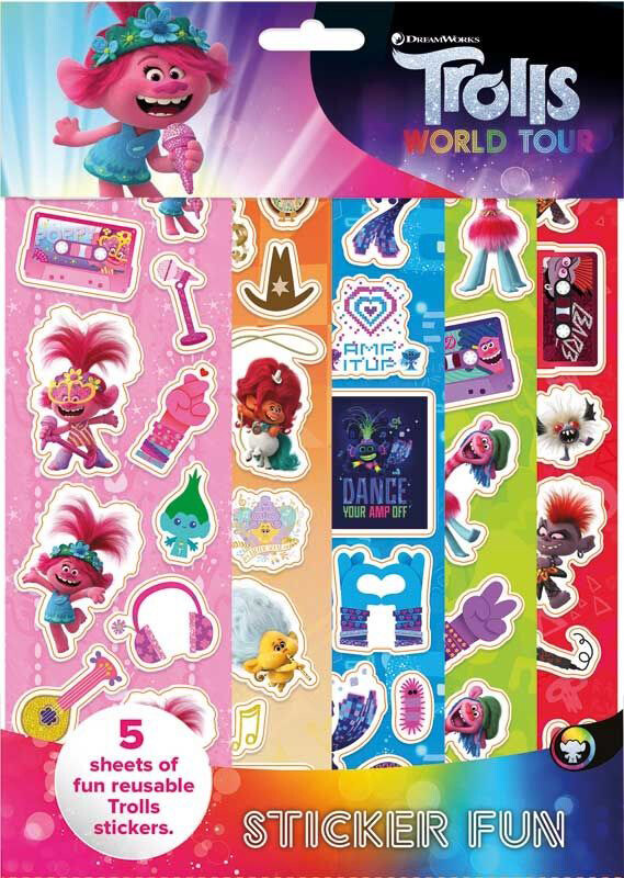 

Trolls World Tour Sticker Fun, Paperback Book, By: Alligator