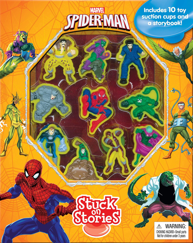 

Marvel Spider Man Activity Book Stuck on Stories, Hardcover Book, By: Phidal Publishing Inc.