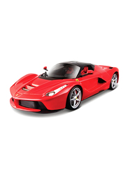Bburago Ferrari Signature Series Laferrari Diecast Model Car, 1:18 Scale, Red, Ages 1+