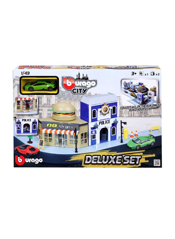 

Bburago Street Fire City Deluxe Playset, 1:43 Scale, Multicolour, Ages 3+