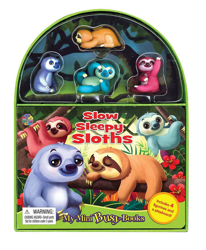 

Slow Sleepy Sloths My Mini Busy Book, Board Book, By: Phidal Publishing Inc.