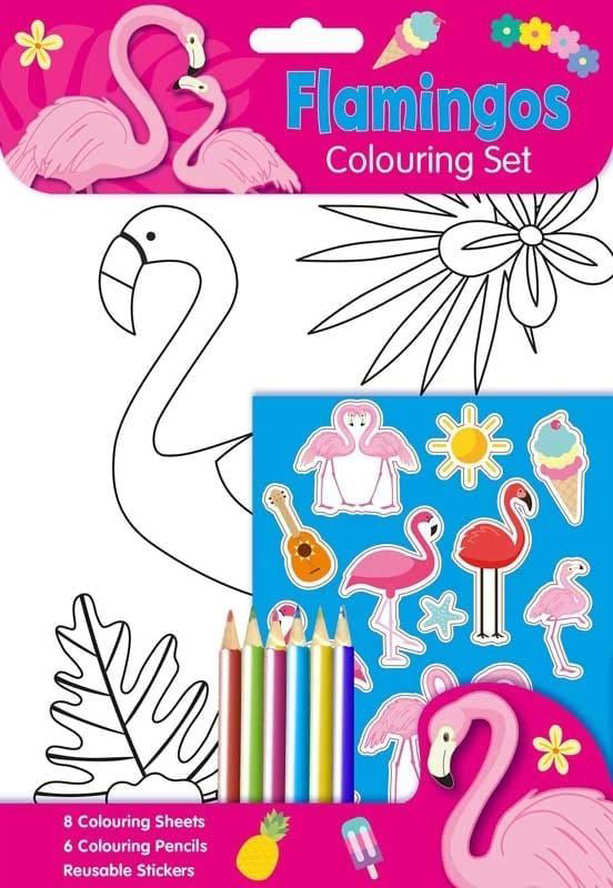 Flamingo Colouring Set, Paperback Book, By: Alligator