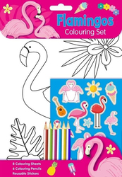 Flamingo Colouring Set, Paperback Book, By: Alligator