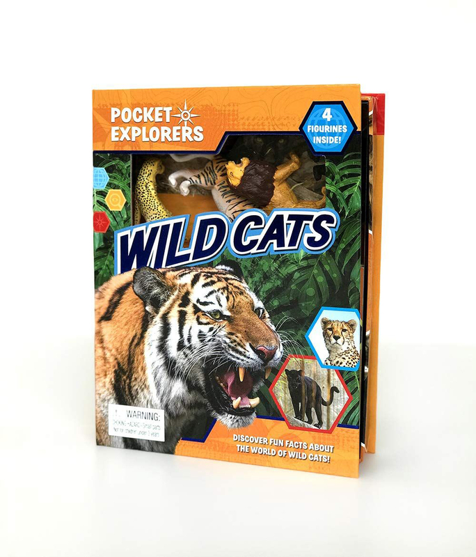 Wild Cats Pocket Explorers, Paperback Book, By: Phidal Publishing Inc.
