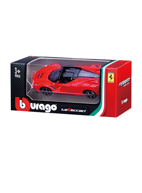 

Bburago Die Cast Race & Play La Ferrari Car Asst 1:24 Scale, Red, Ages 1+