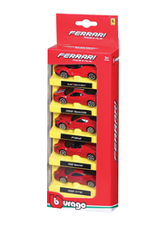 Bburago Ferrari Race & Play Scale 1:64 Diecast Car, Red, Ages 1+