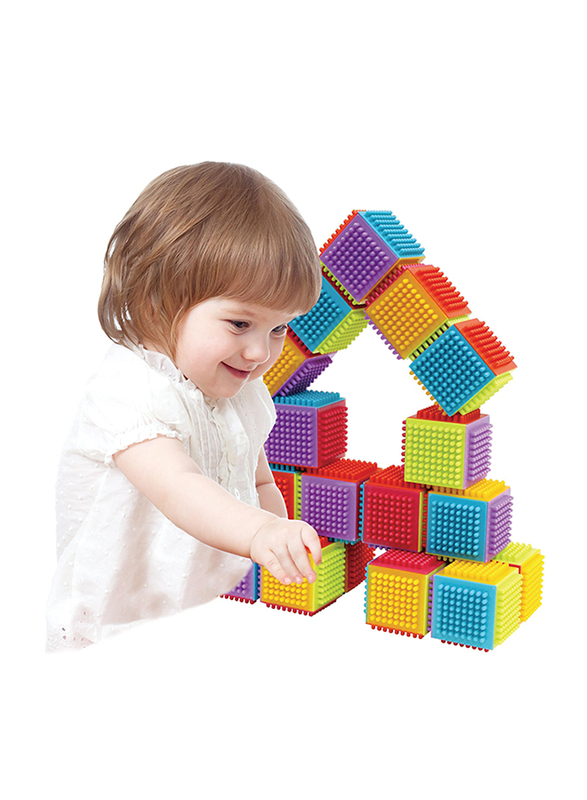 Little Hero 20-Piece Q Bricks Blocks, Multicolour