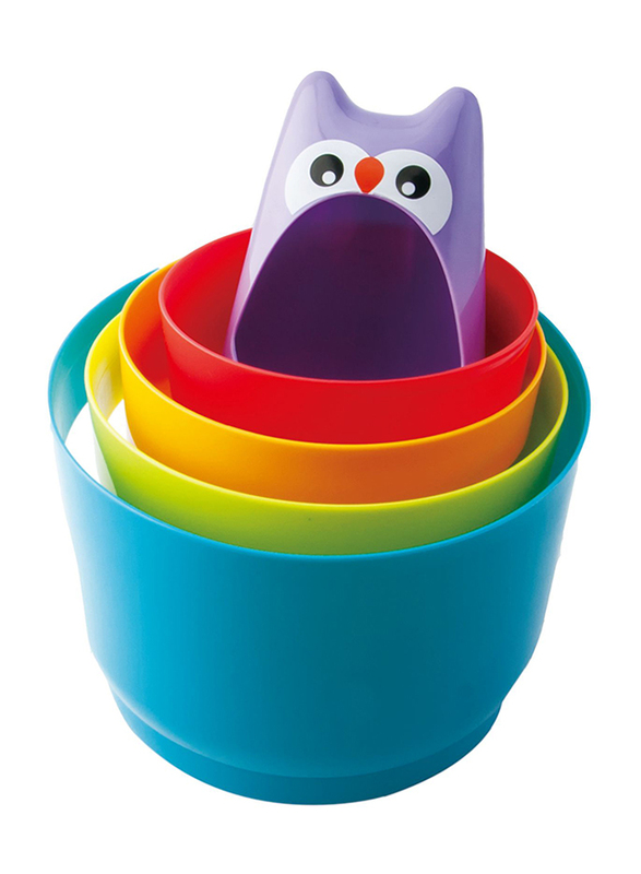 Little Hero Owl Tumbler Stacking Toy, Multicolour