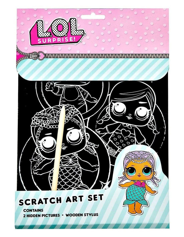 LOL Surprise! Scratch Art, Paperback Book, By: Alligator