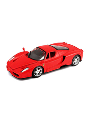 Bburago Ferrari Enzo Series Race & Play Diecast Model Car, 1:24 Scale, Red, Ages 1+