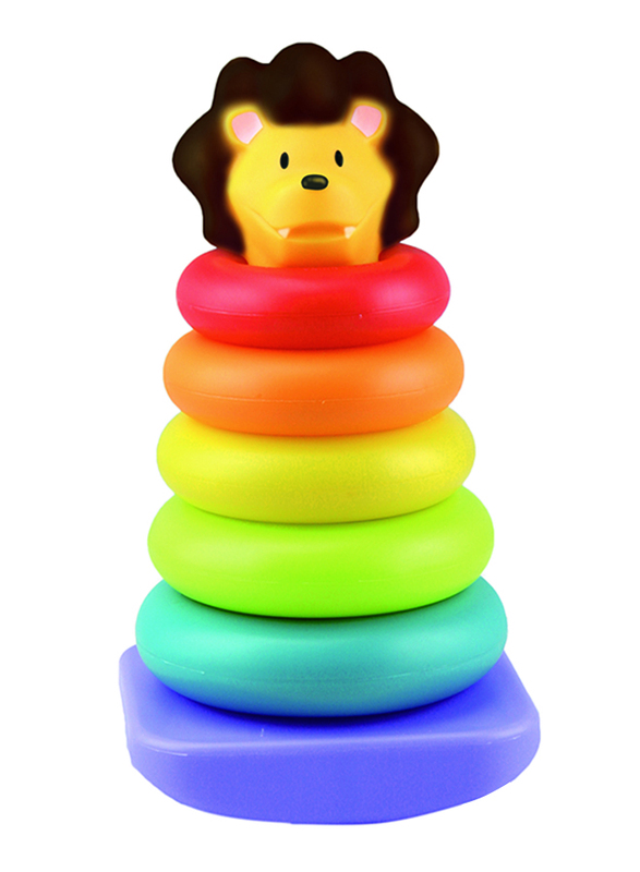Little Hero 6-Piece Hoop Stacking Game, Multicolour