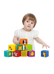 Little Hero 9-Piece Animal Soft Blocks, Multicolour