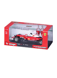 Bburago Die Cast Ferrari Racing Car, 1:32 Scale, Assorted, Red, Ages 1+