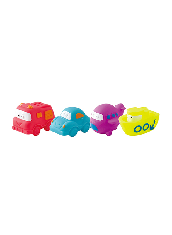 Little Hero 4-Piece Buddies Assorted Designs Bath Toys, Assorted Colours