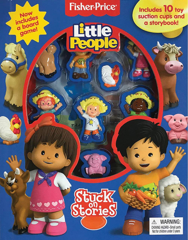 Fisher Price Little People Stuck on Stories Activity Book, Board Book, By: Phidal Publishing Inc.
