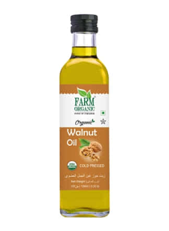 Farm Organic Gluten Free Cold Pressed Walnut Oil, 100ml