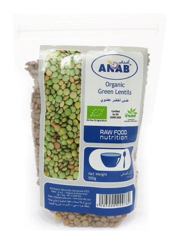 

Anab Organic Green Lentil, 500g