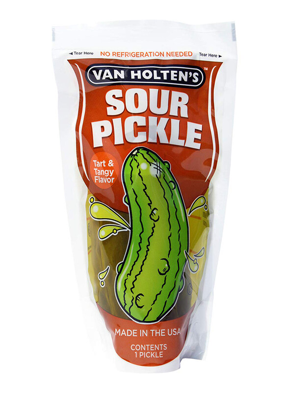 

Van Holten's Sour Tart & Tangy Flavour Large Cucumber Pickles in Pouch, 500g