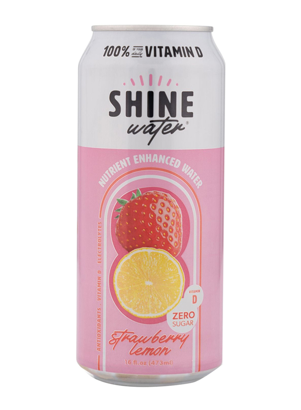 Shine Nutrient Enhanced Water, 473ml, Strawberry Lemon