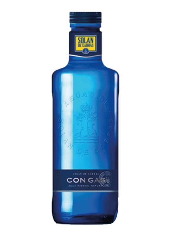 Solan De Cabras Sparkling Water Glass Bottle, 12 x 750ml