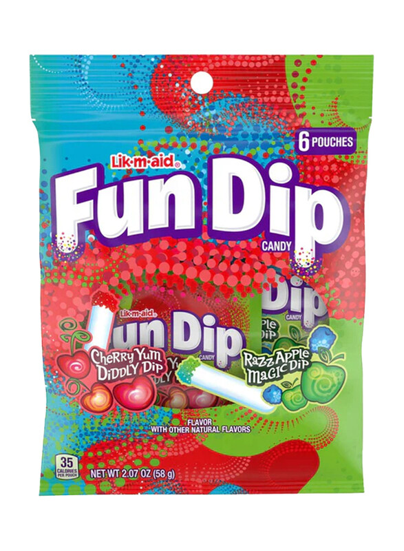 

Laffy Taffy Likmaid Fun Dip Peg Bag, 58g