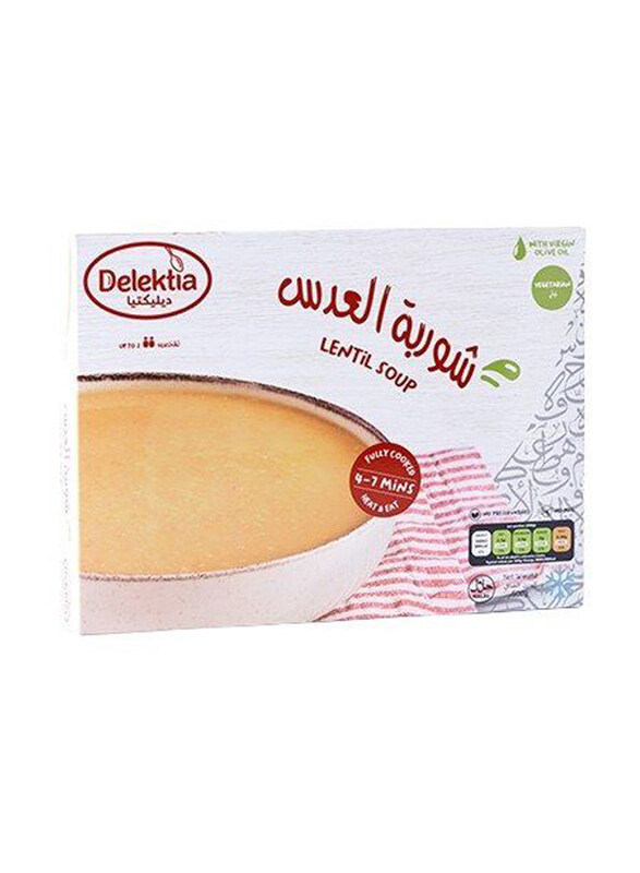 

Delektia Lentil Soup Frozen Meal, 500g