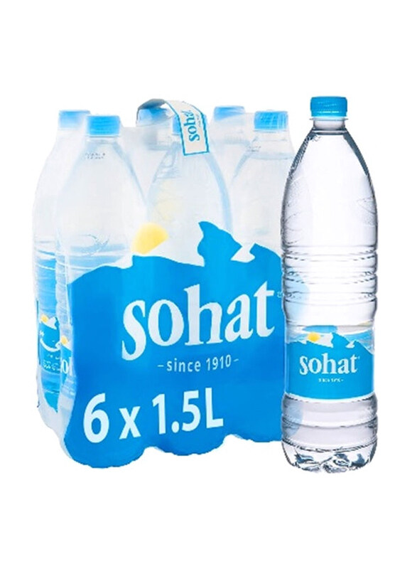 

Sohat Natural Still Water, 6 x 1.5L