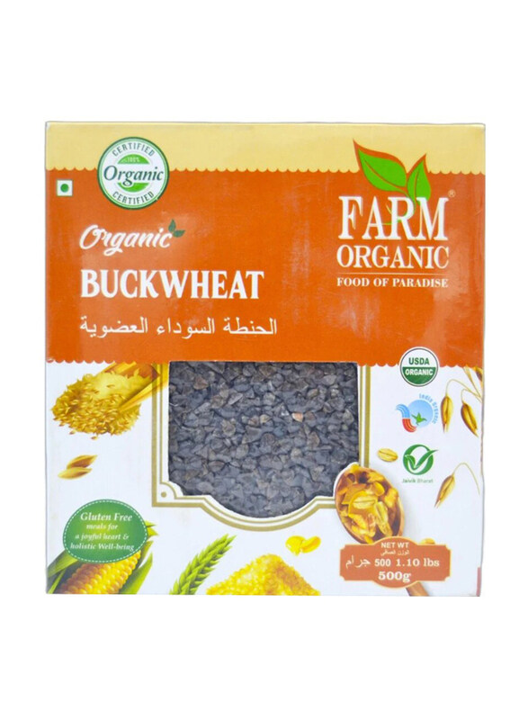 

Farm Organic Buckwheat with Skin (Hulled), 500g