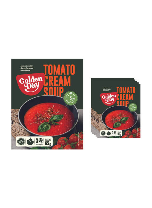 

Golden Day Cream of Tomato Soup, 5 x 65g